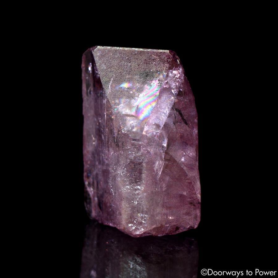 Rose Aura Rainbow Quartz Danburite Crystal