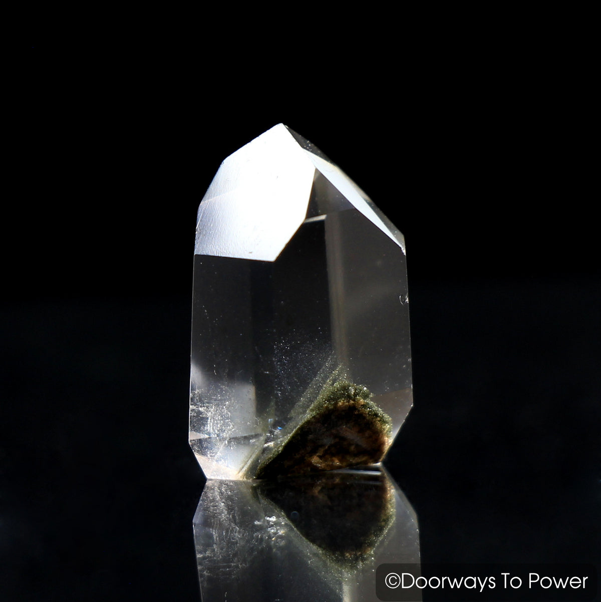 Brookite in Quartz Dow Crystal Point | Synergy 12