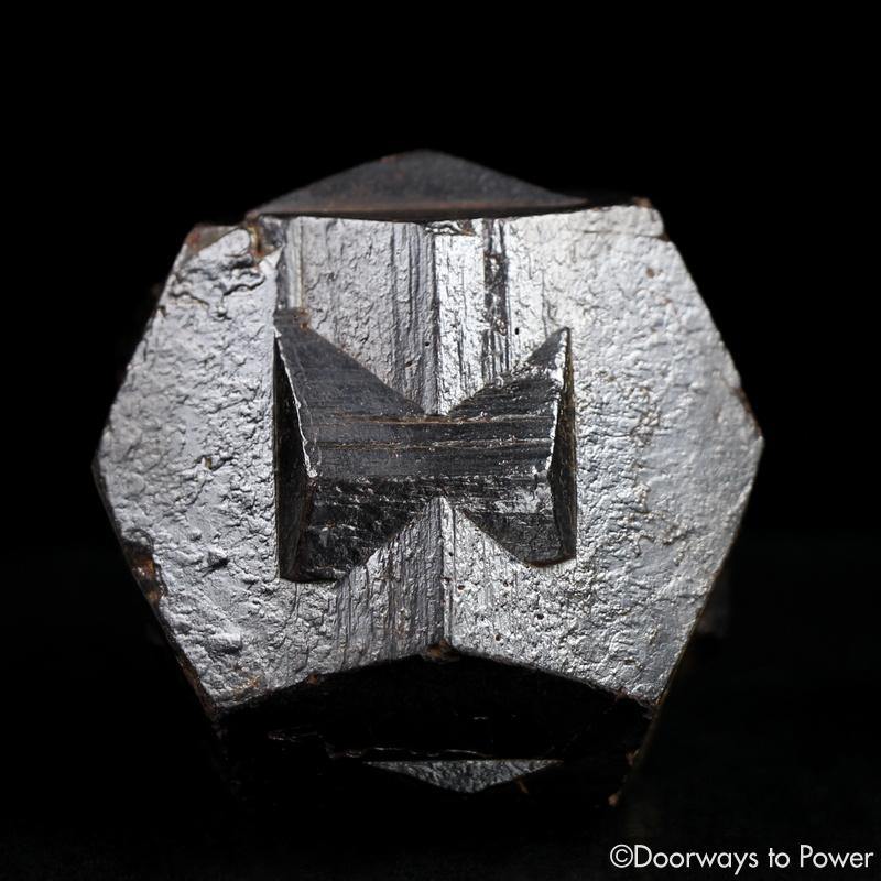 Pyrite Iron-Cross Twin Crystal 