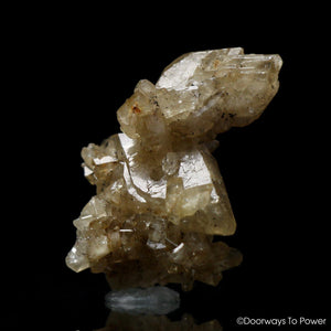 Golden Herderite Crystal Specimen & Synergy 12 Stone