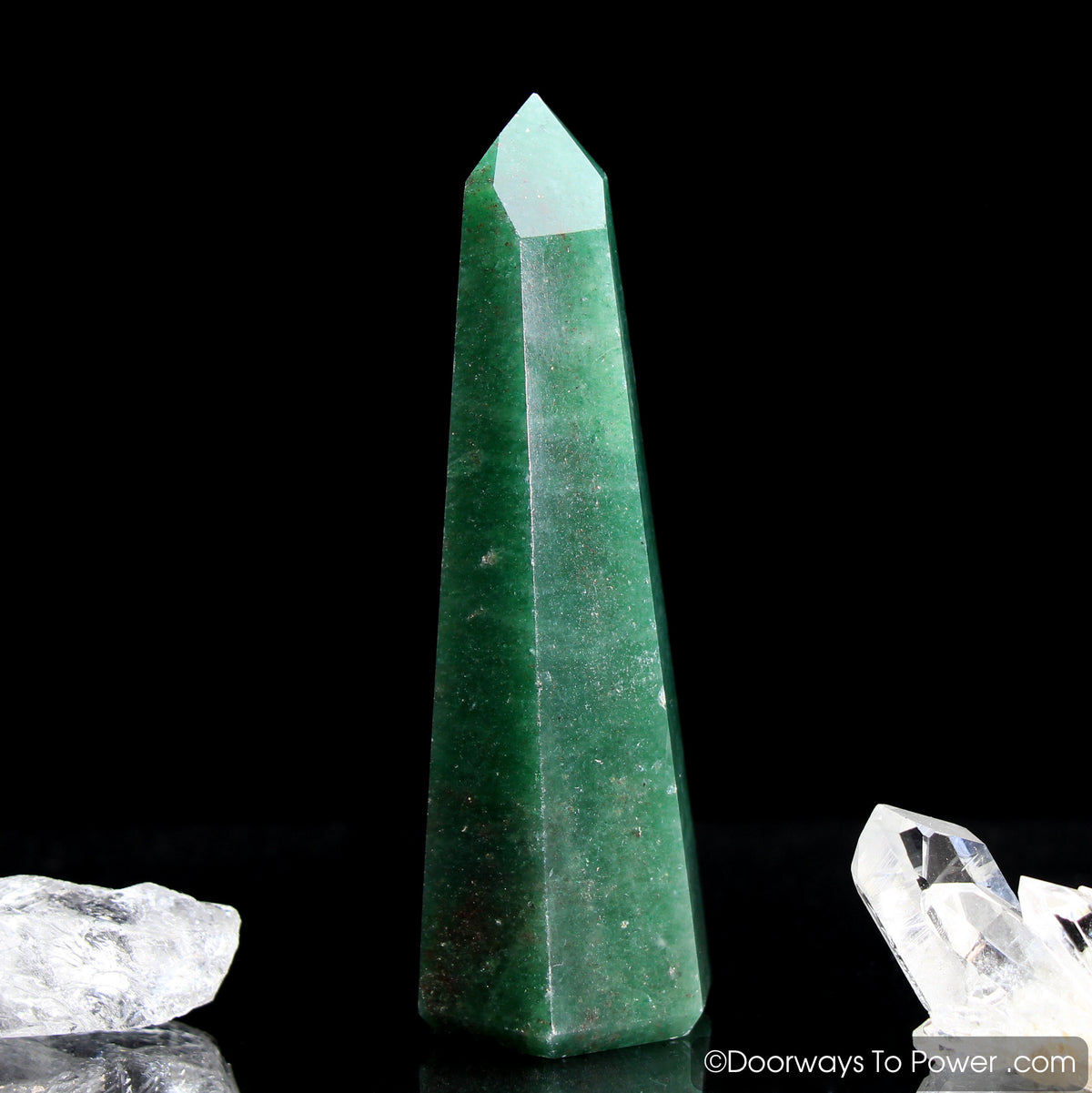 John of God Green Aventurine Pyrite Crystal 'Manifest Spirit'