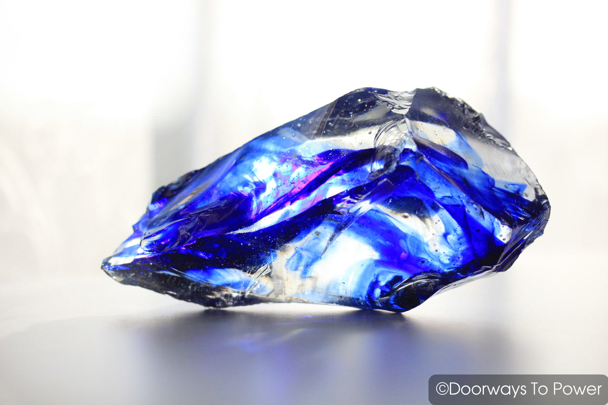 Tanzanite Fire & Elestial Starlight Monatomic Andara Crystal 'ARCTURIAN STAR-SHIP