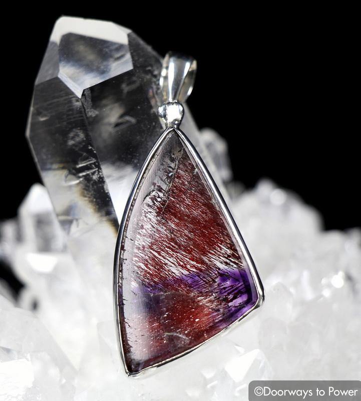 Melody Stone Super 7 Crystal Pendant .925 SS