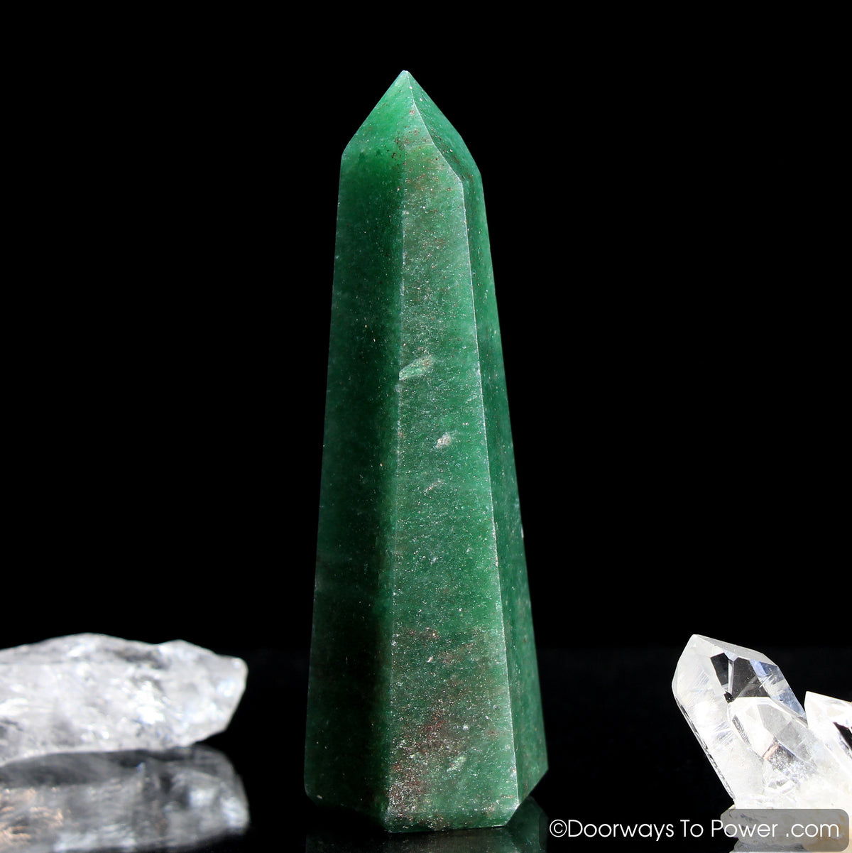John of God Green Aventurine Pyrite Crystal 'Manifest Spirit'