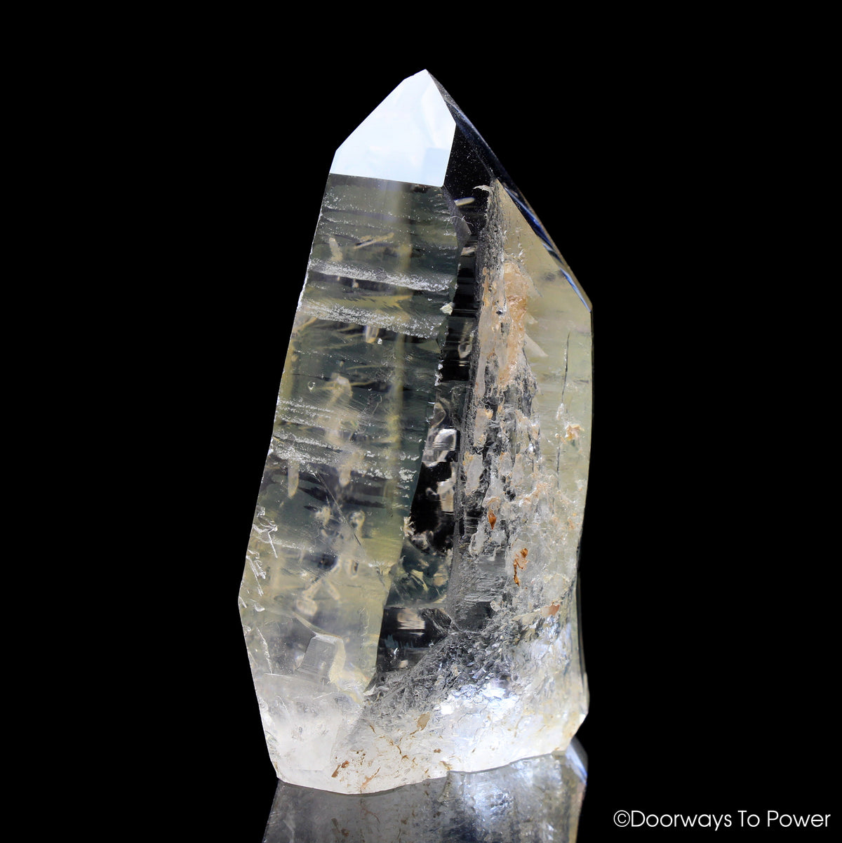 Golden Healer Lemurian Seed Record Keeper Crystal Point