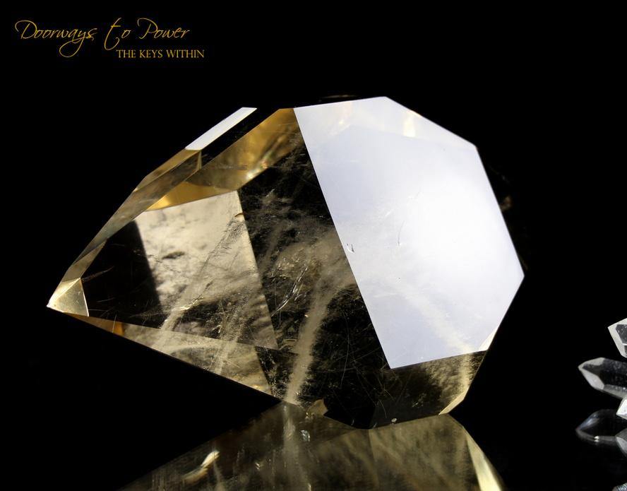 Citrine Quartz Crystal Sculpture