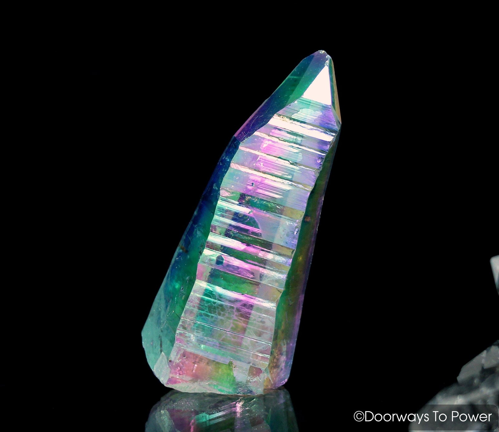 Angel Aura Colombian Lemurian Portal Time Link Record Keeper Crystal