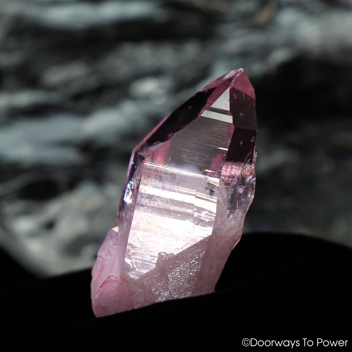 Rose Aura Lemurian Seed Quartz Pleiadian Starbrary Initiation Channeling Crystal Rare