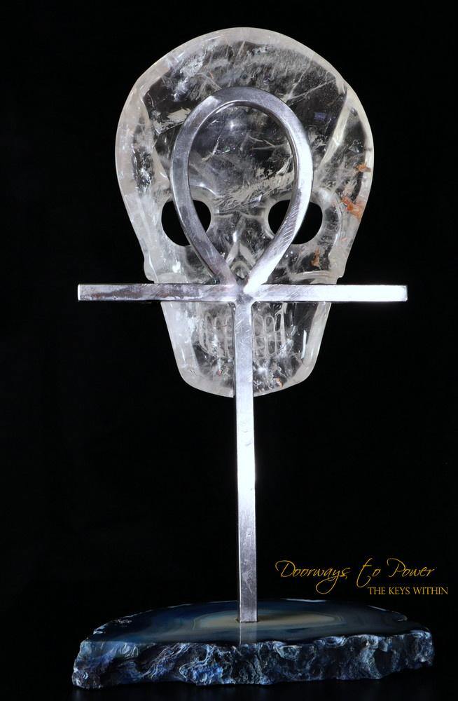  Egyptian Ankh ¥ Crystal Sculpture