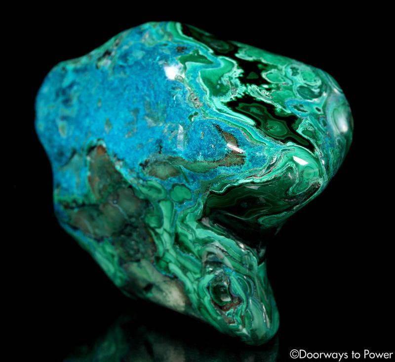 Malachite & Chrysocolla Crystal Specimen 'Stone of the Goddess' A++