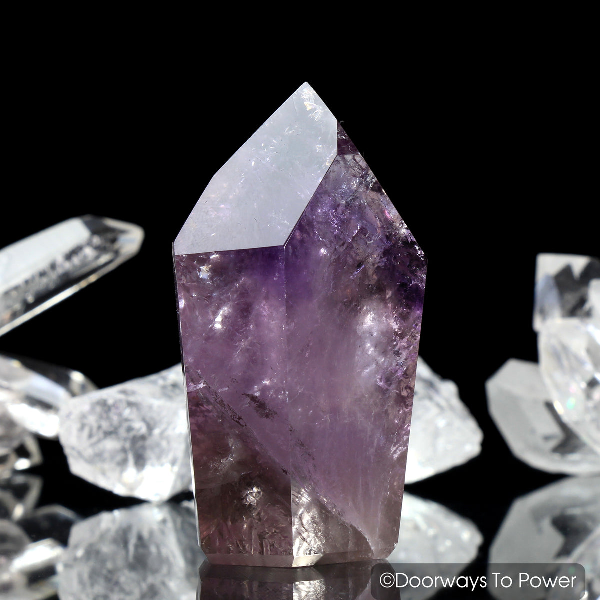 John of God Amethyst Temple Heart Dow Casa Quartz Crystal Point
