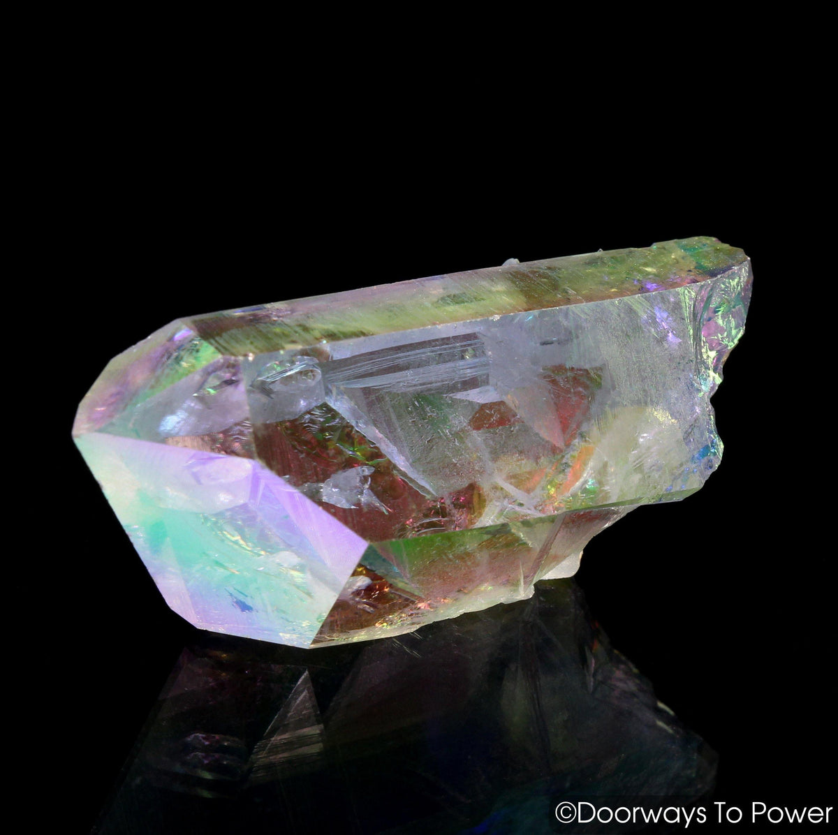 Angel Aura Colombian Lemurian Quartz Record Keeper Crystal 