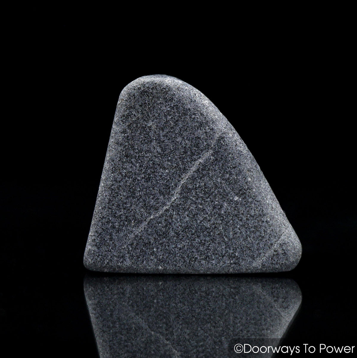 Black Azeztulite Crystal Tumbled Stone 
