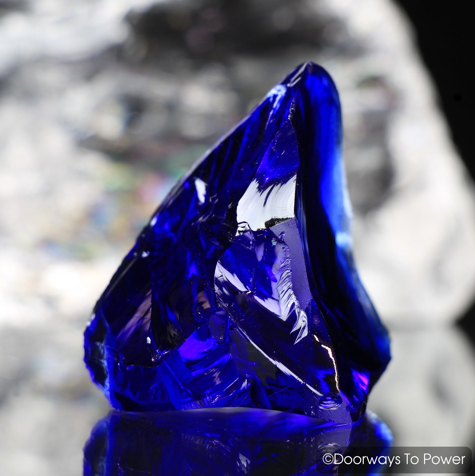 Tanzanite Fire Monatomic Andara Crystal w/ Record Keeper Lady Nellie Andaras