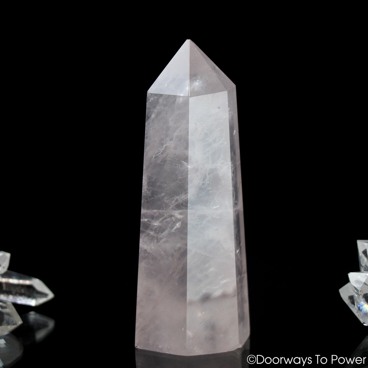 John of God Crystal Rose Quartz Casa Crystal Generator Point