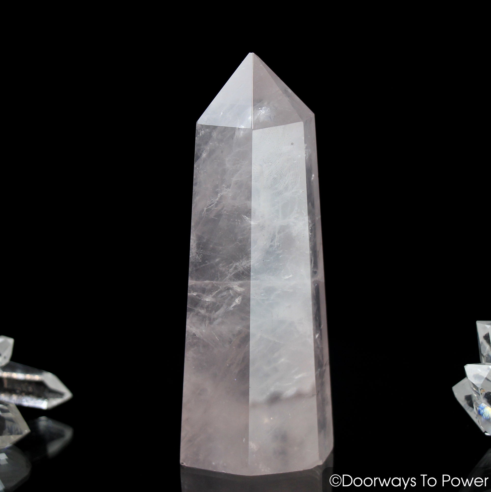 John of God Crystal Rose Quartz Casa Crystal Generator Point