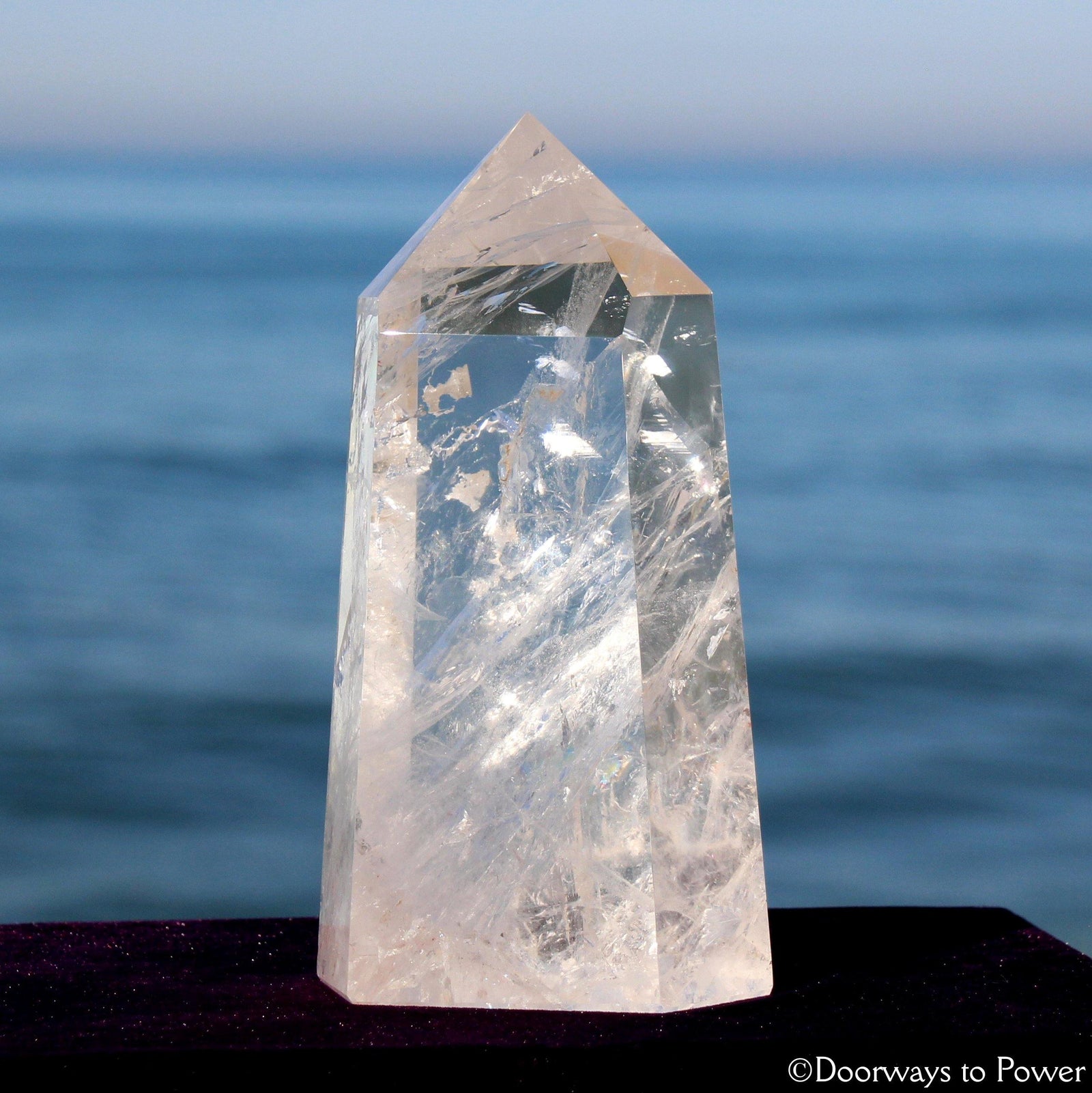 John of God Clear Quartz Isis Crystal Point