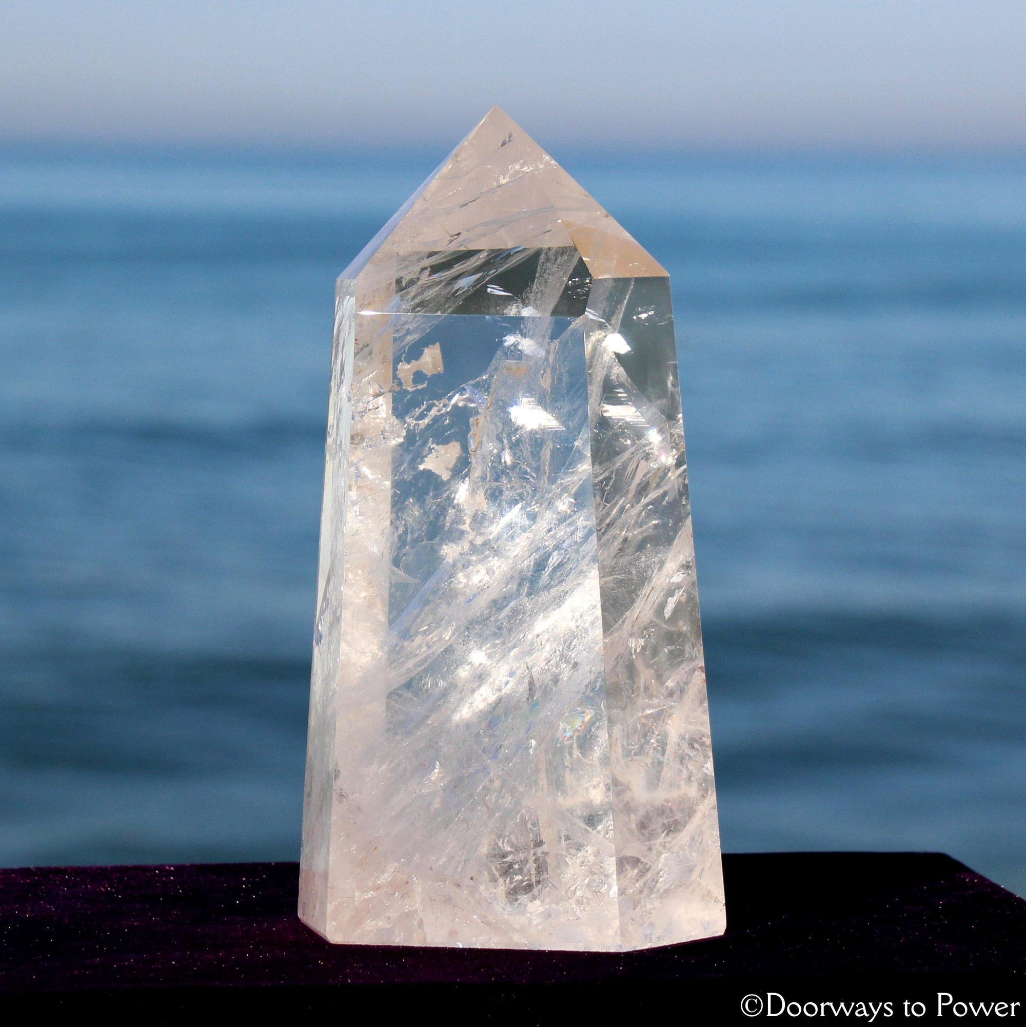 John of God Clear Quartz Isis Crystal Point