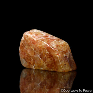 Himalaya Red Gold Azeztulite Crystal Tumbled & Polished