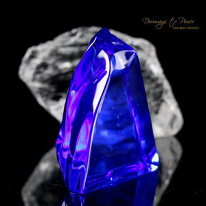 Siberian Blue Quartz Crystal 