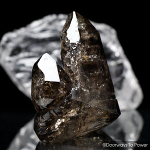 Smoky Elestial Quartz Crystal 
