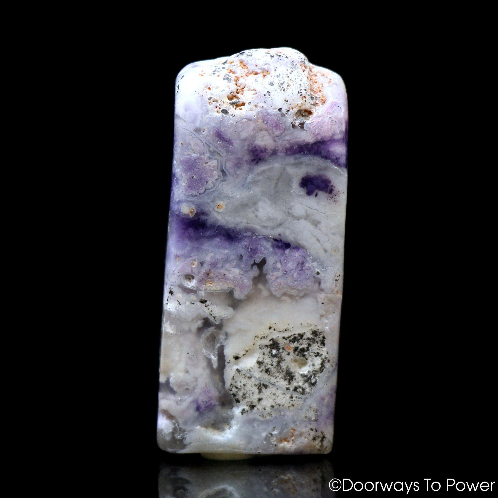 Violet Flame Opal Crystal Polished & Tumbled Stone