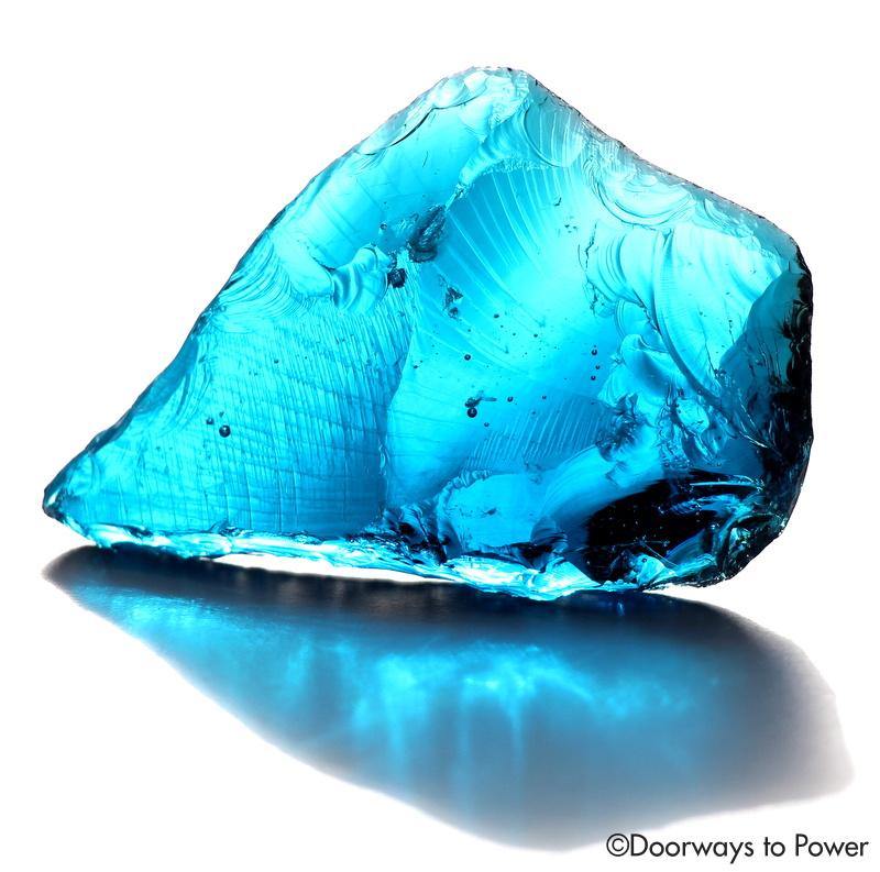 Electric Blue Atlantean Monatomic Andara Crystal 'Pleiadian Emissaries of the Light'