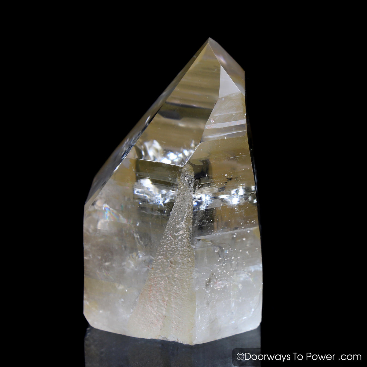Golden Lemurian Seed Pleiadian Starbrary Record Keeper Crystal 'Connection'