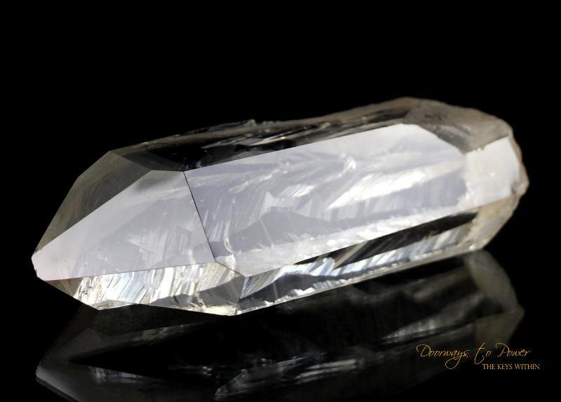 Golden Lemurian Phantom Crystal 'Light Language' 9D