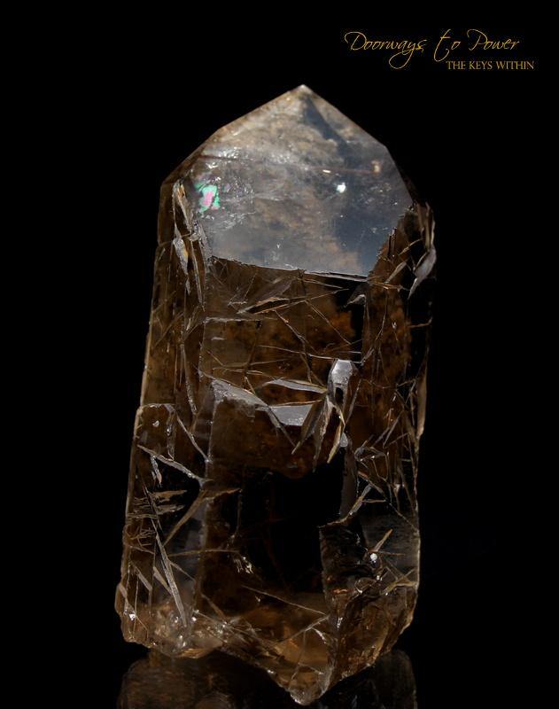 Golden Harmonics Spirit Paths Quartz Crystal 'Bridge to Infinity'