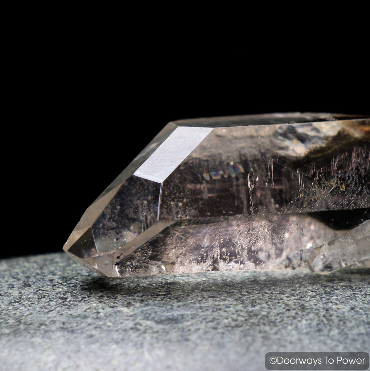 Brookite in Natural Quartz Record Keepers Dolphin Crystal Rare Synergy 12 Stone