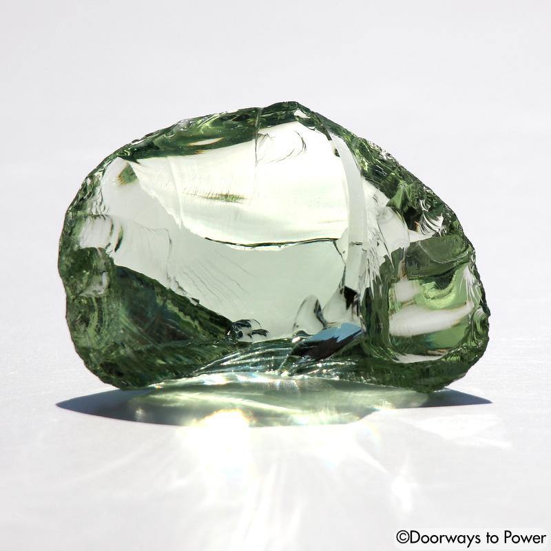 Terra Olive Earth Shaman Andara Crystal 'One Who Sees in the Dark'