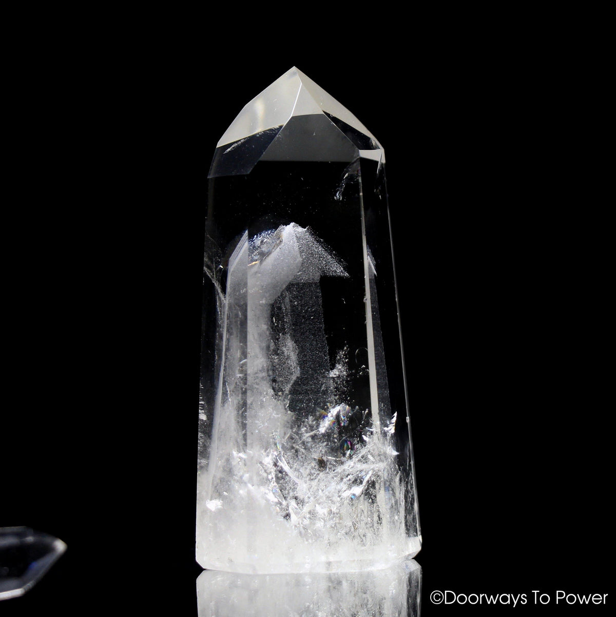 John of God Crystal Phantom Quartz Point & Shaman Dow