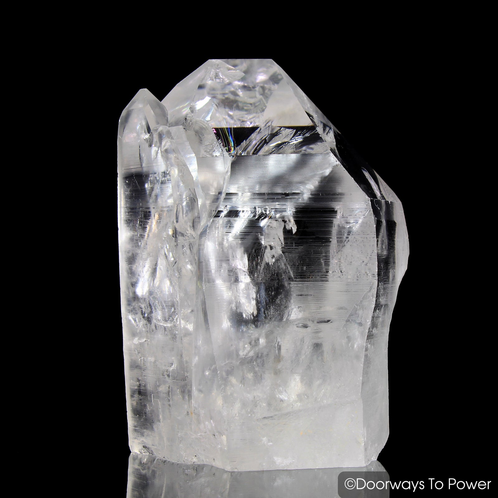 Lemurian Seed Pleiadian Starbrary Tantric Twin Record Keeper Crystal Point 'Museum Quality'