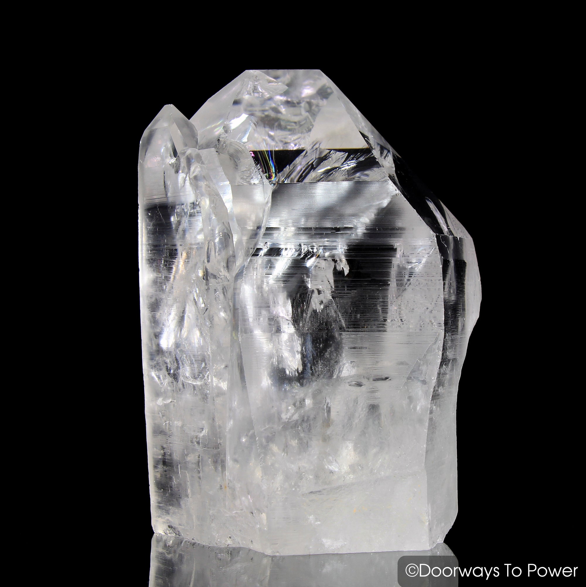 Lemurian Seed Pleiadian Starbrary Tantric Twin Record Keeper Crystal Point 'Museum Quality'