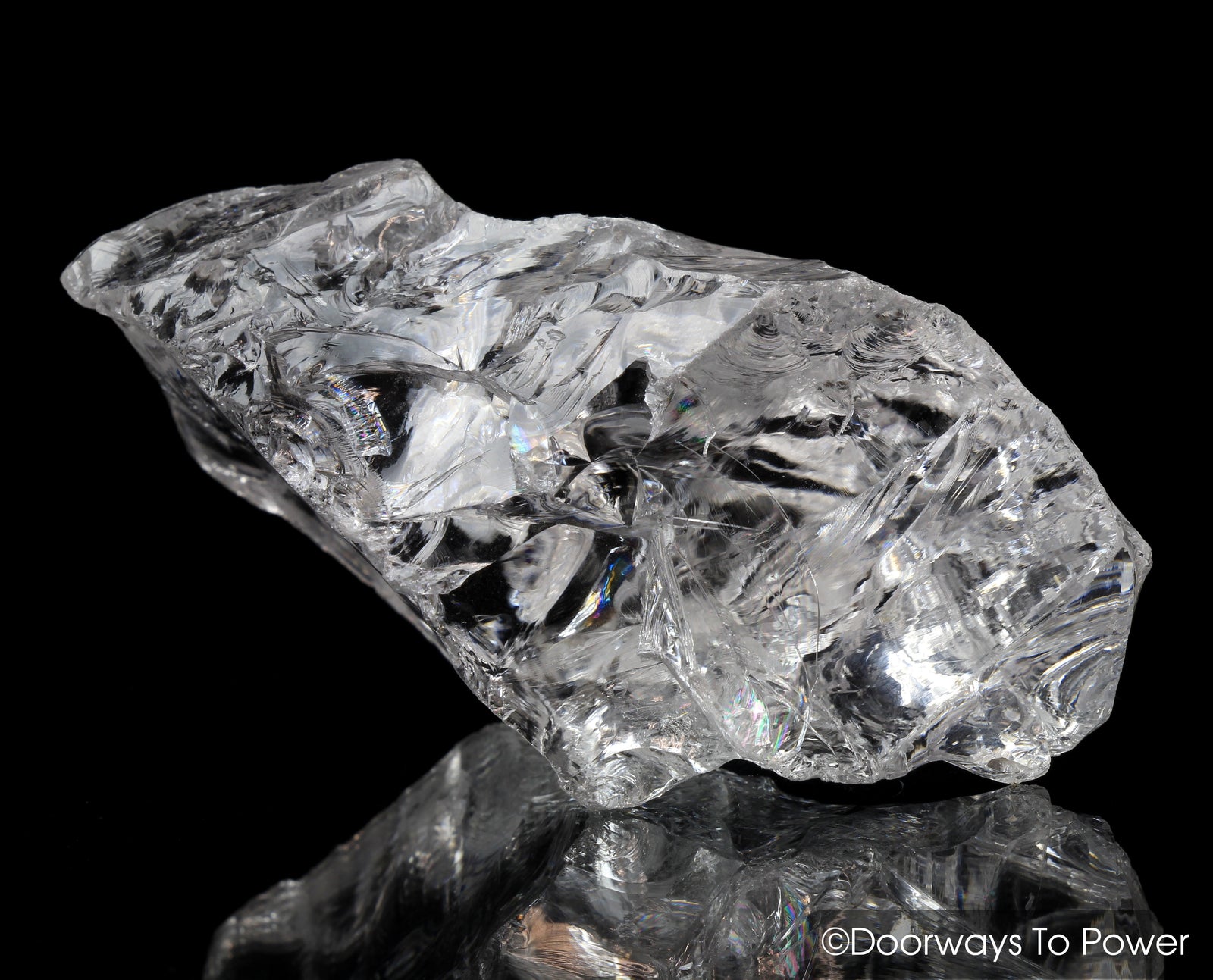 Satyaloka Clear Azeztulite Quartz Synergy 12 Crystal 