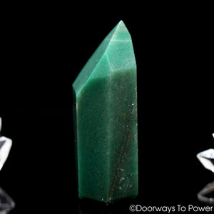 John of God Green Aventurine & Pyrite Casa Crystal