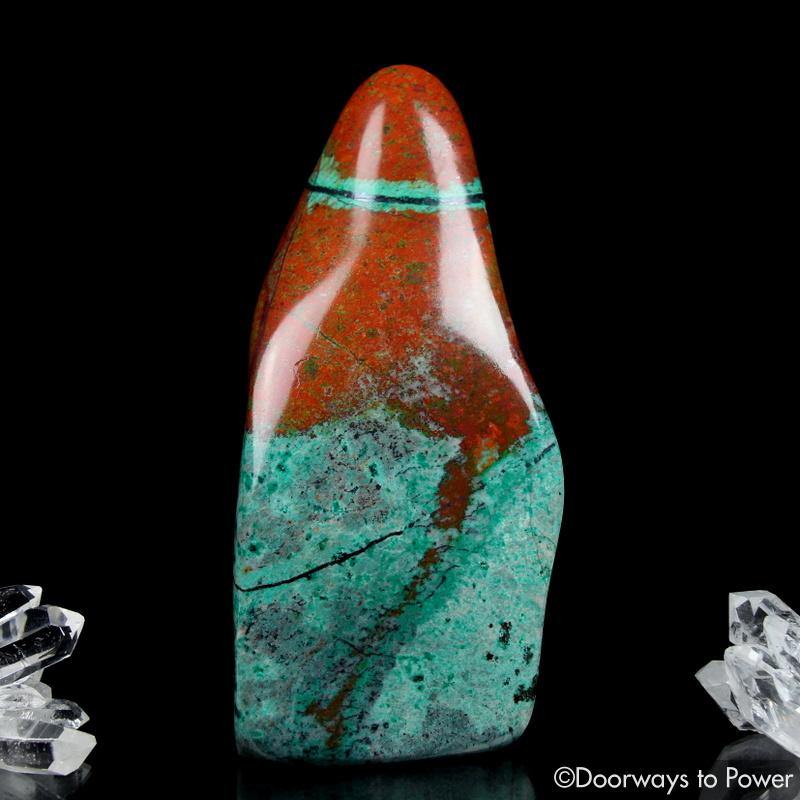 Crimson Cuprite Crystal Altar Stone 'Kundalini Activation'