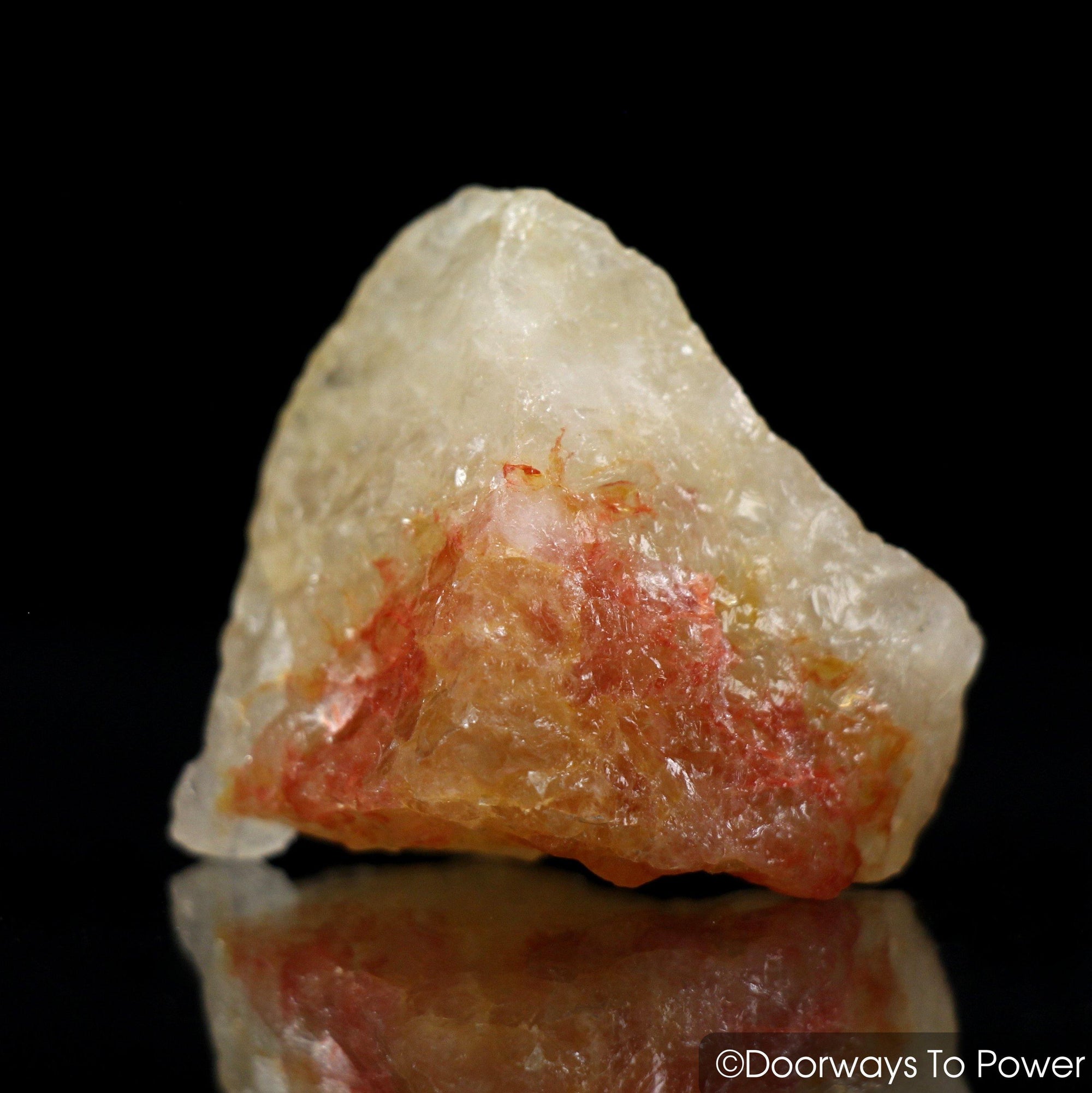 Himalaya Red Gold Azeztulite Raw Crystal 