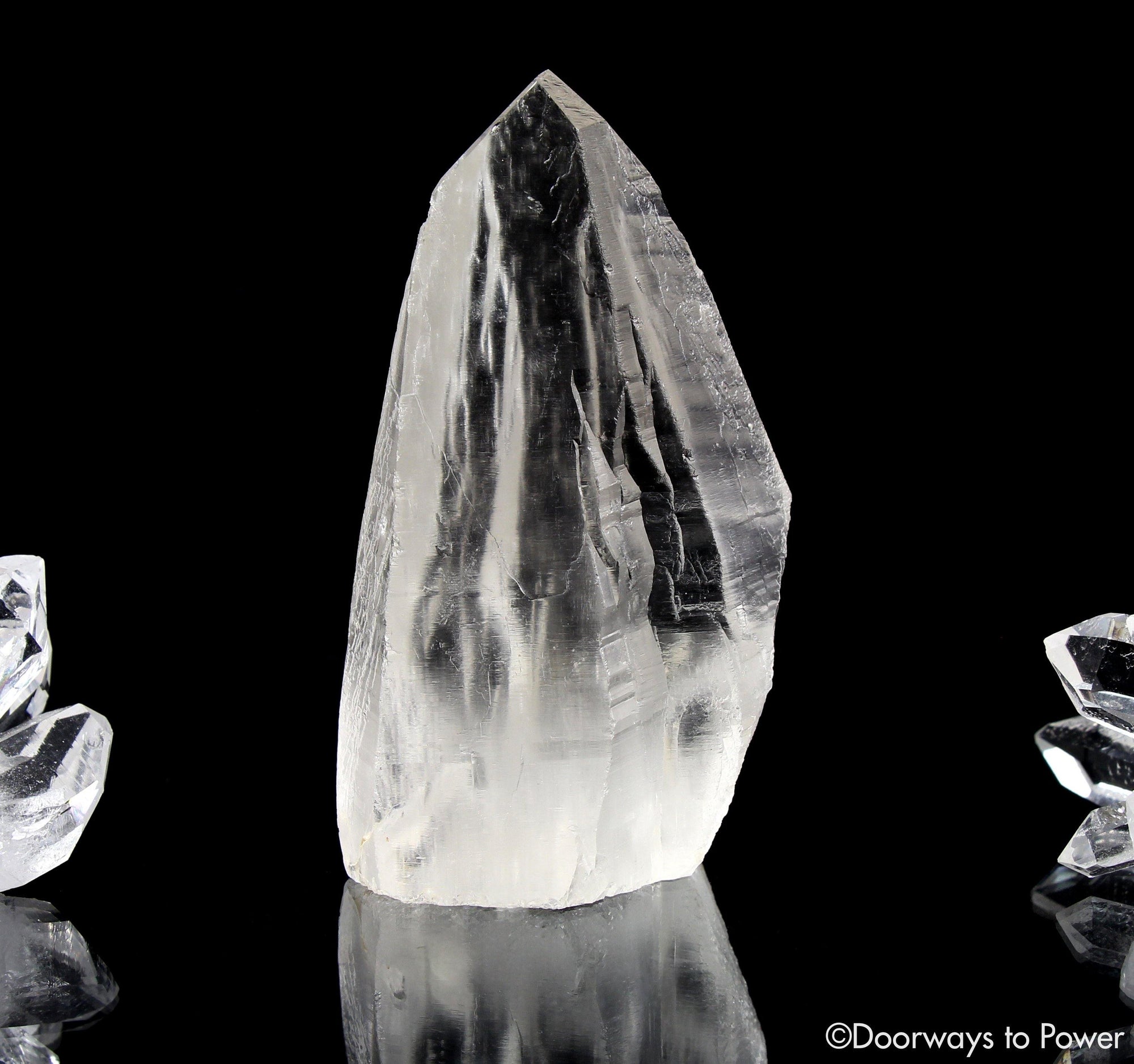 Lemurian Quartz Crystal 'Light Language 9D Energy Gateway'