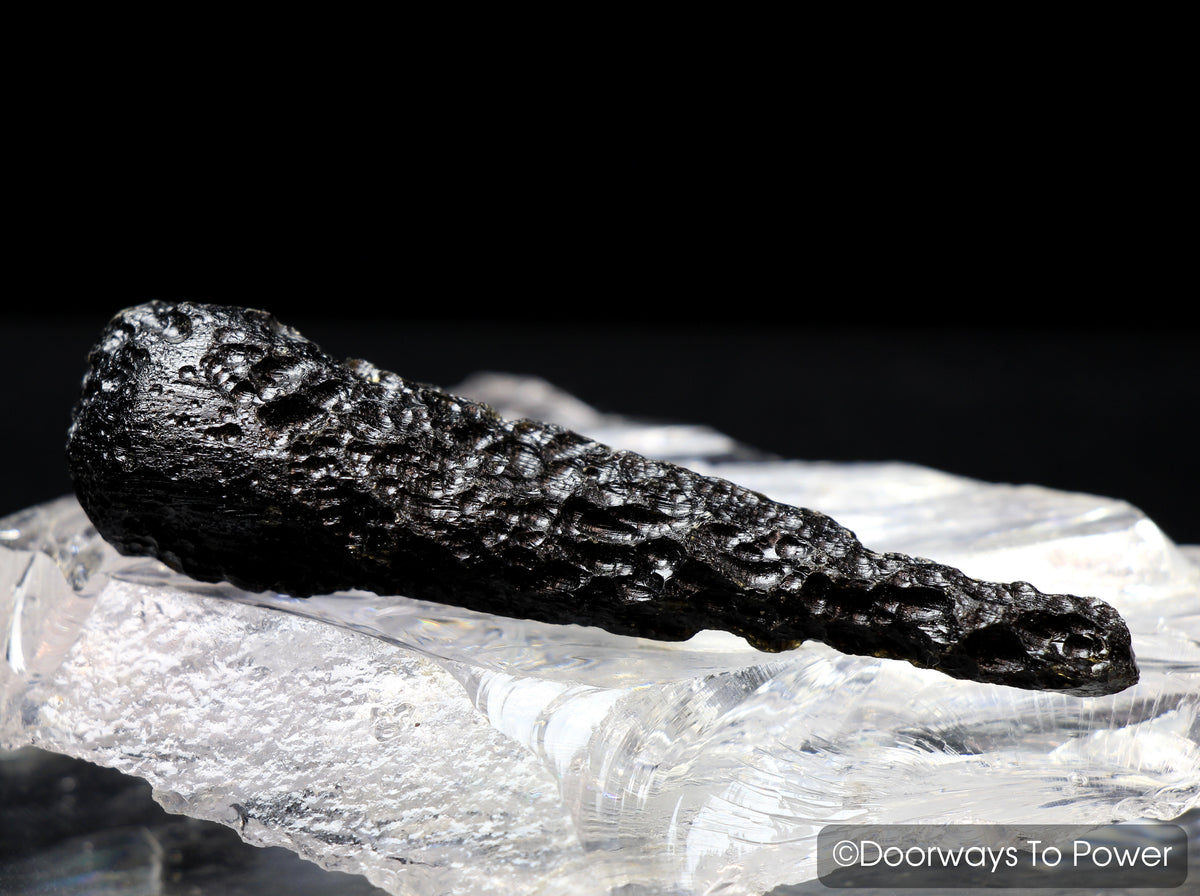 Tibetan Tektite Specimen Synergy 12 Stone