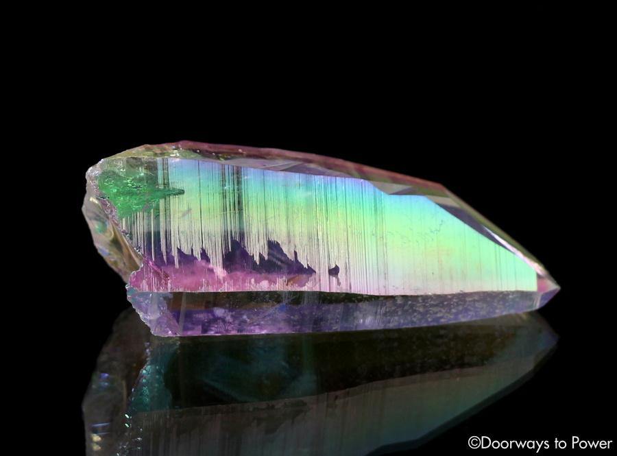 Angel Aura Colombian Lemurian Quartz Record Keeper Crystal 'Cherubim'