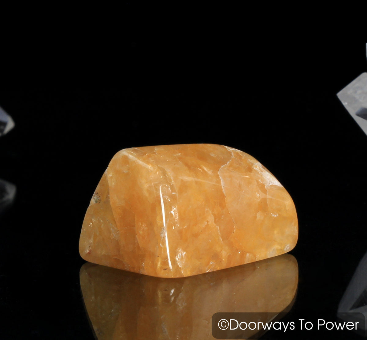 Himalaya Gold Azeztulite Crystal Polished & Azozeo Activated