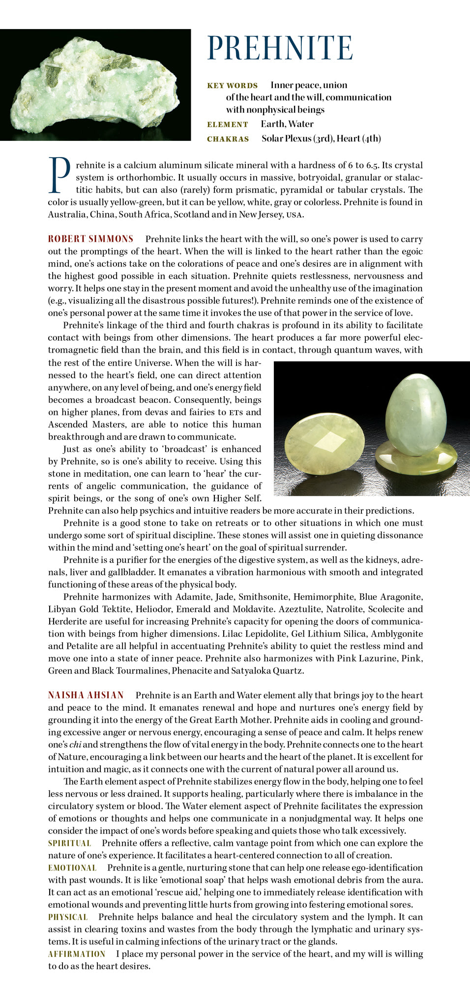 Prehnite Metaphysical Properties Meaning Uses Book of Stones