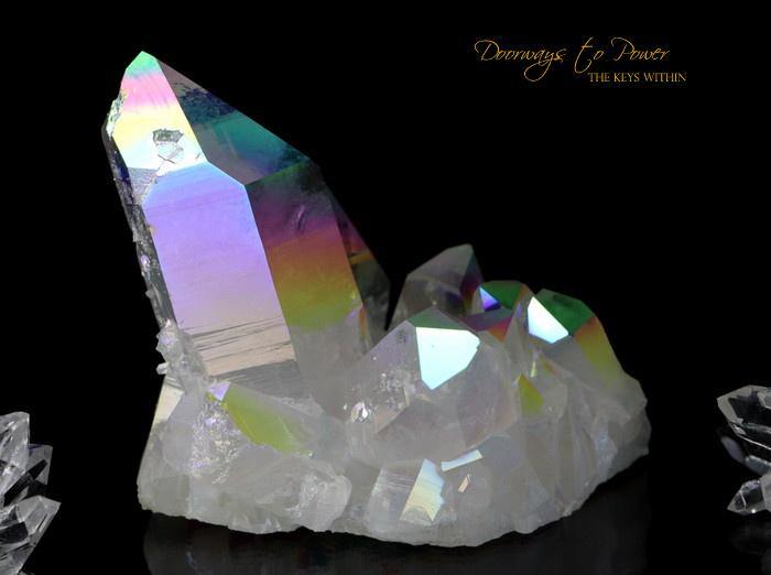 Angel Aura Quartz Crystal Doorways to Power