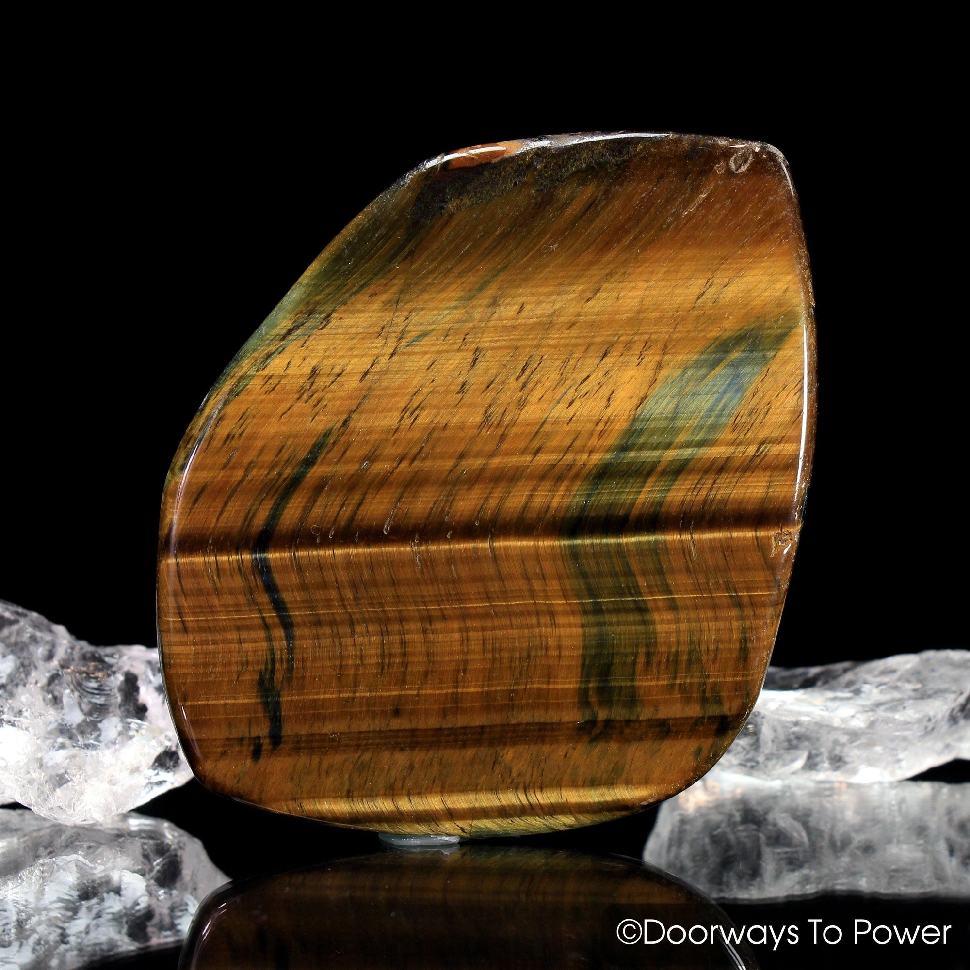 Tigers Eye "Voyager' Meditation Crystal "Discernment and Balance"