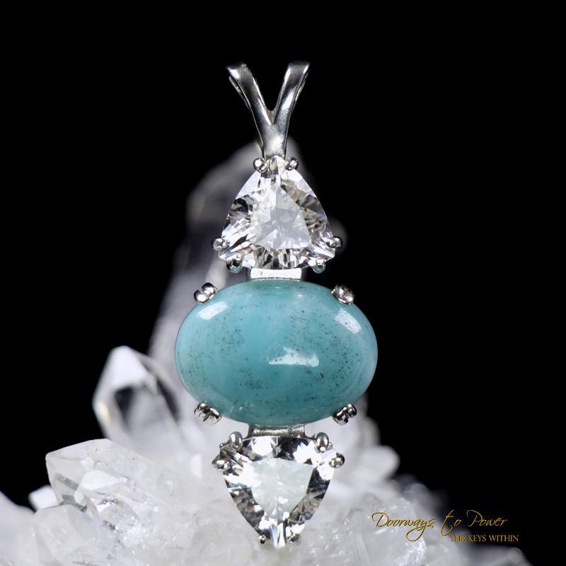 Azumar Satyaloka Azeztulite Crystal Pendant 'Samadhi'