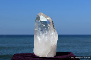 Lemurian Light Crystal Altar Stone Azozeo Super Activated