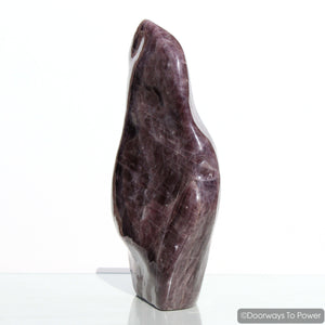 Purple Angelite Crystal 'Violet Aura' Ascension Stone 