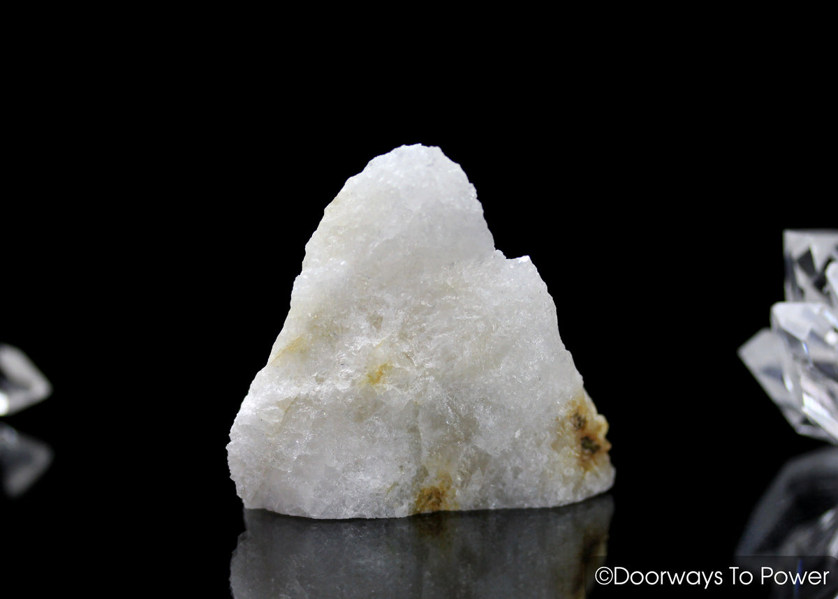 White Azeztulite Crystal Altar Stone Synergy 12 Stone Azozeo Activated